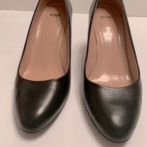 Hugo Boss Black Leather Heels